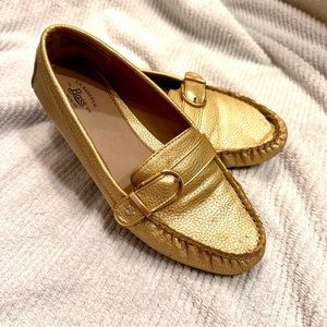 G.H Bass & Co Betsy Golden Loafers